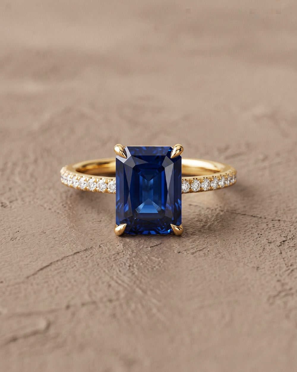 IGI Certified Radiant Cut Lab Grown Diamond Engagement Ring