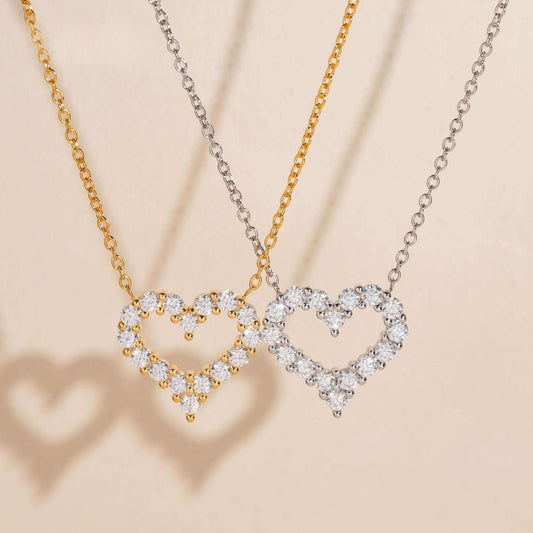 Women Jewelry Heart Pendant Necklace