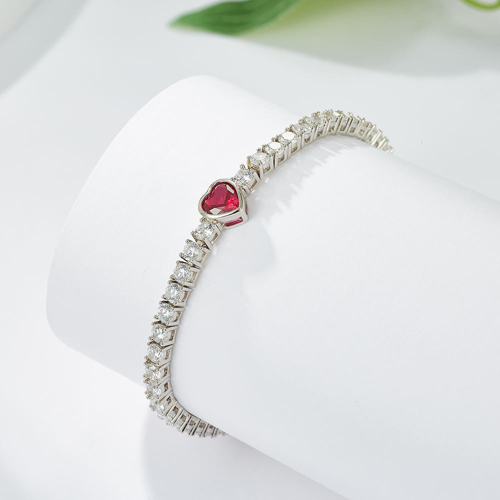 Aivenchy Customized Plated Zircon Tennis Bracelet