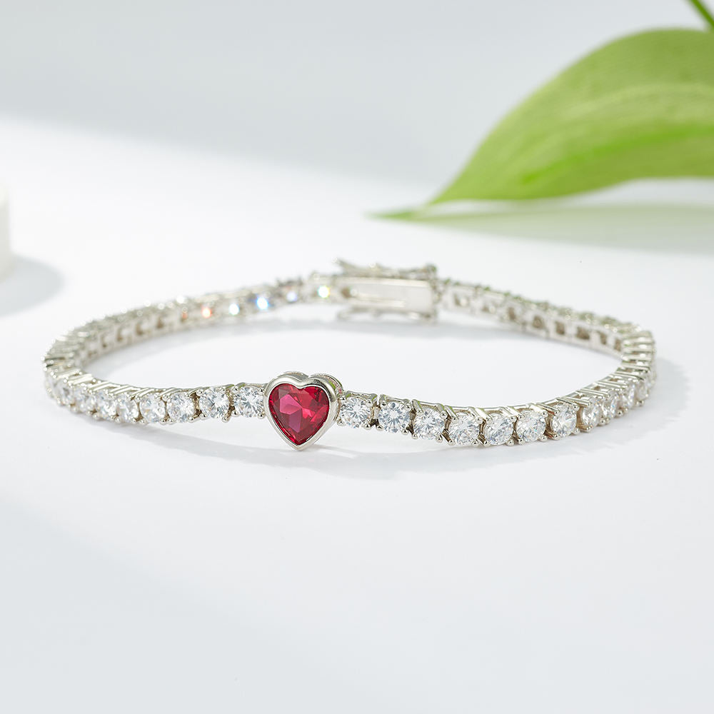 Aivenchy Customized Plated Zircon Tennis Bracelet