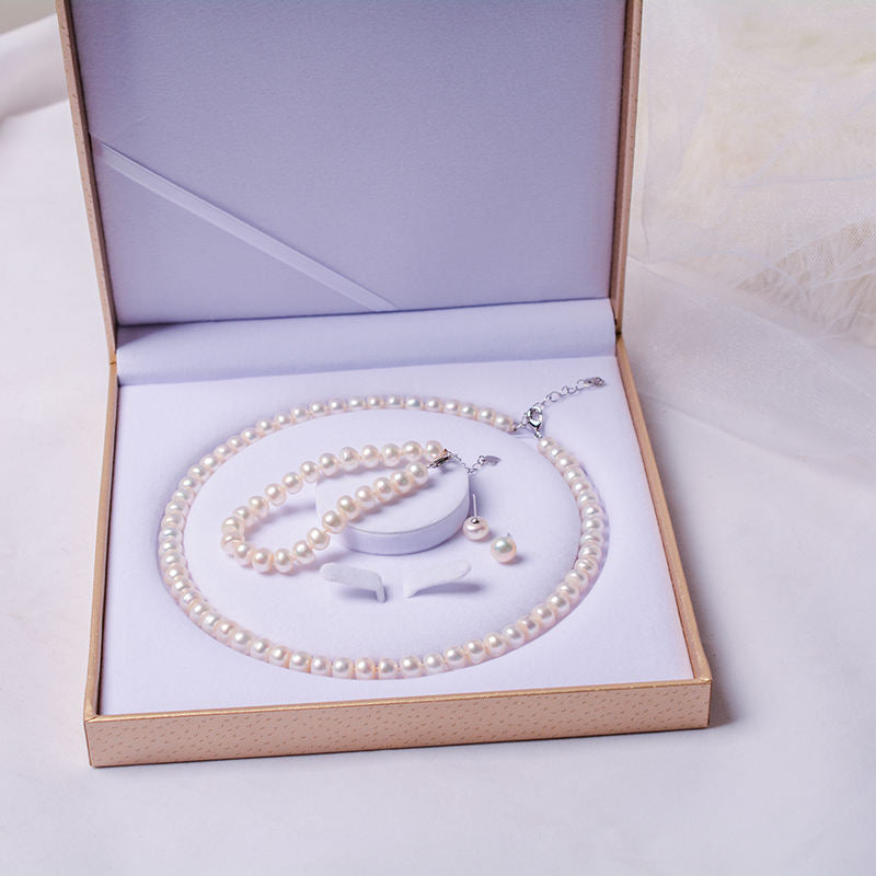 Jewelry Pearl Jewelry Set Pearl Beautiful Freshwater Pearls Jewelry Sets