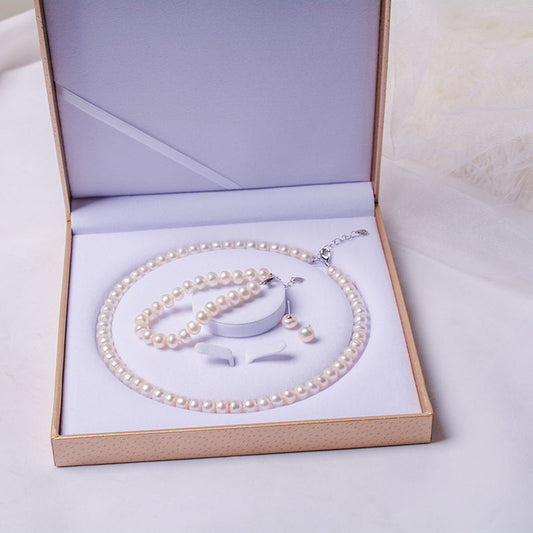 Jewelry Pearl Jewelry Set Pearl Beautiful Freshwater Pearls Jewelry Sets