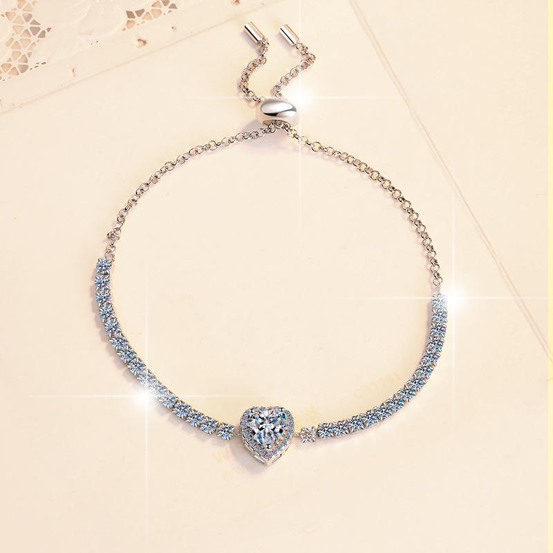 Women's Engagement Bracelet Full Diamond