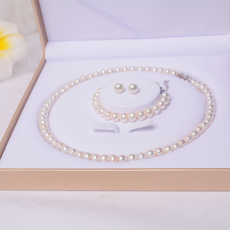 Jewelry Pearl Jewelry Set Pearl Beautiful Freshwater Pearls Jewelry Sets