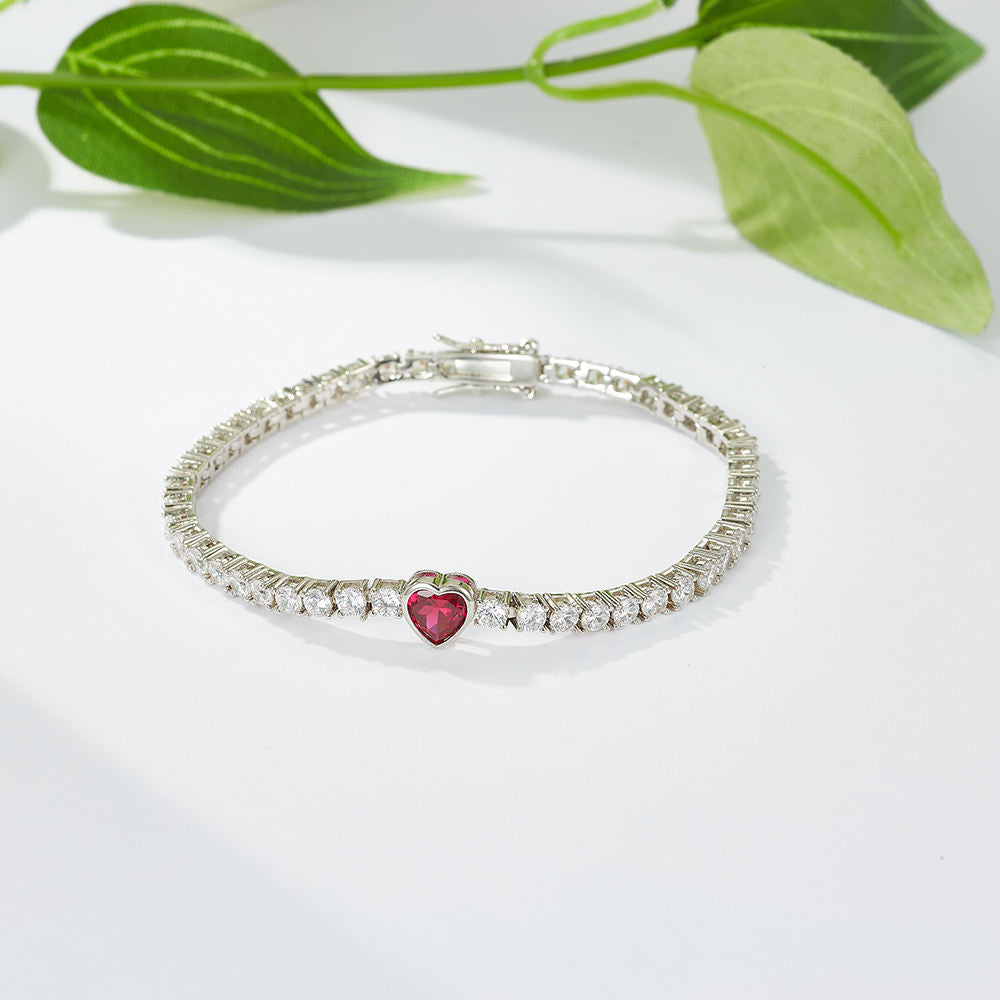 Aivenchy Customized Plated Zircon Tennis Bracelet